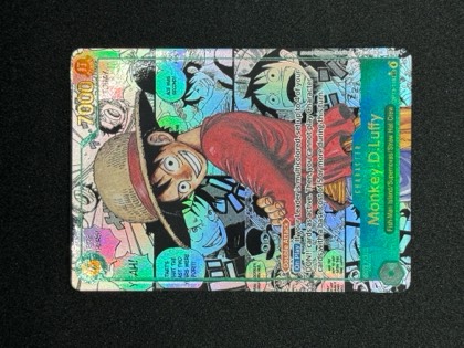 Monkey.D.Luffy (118) (Super Alternate Art), graded 9.0