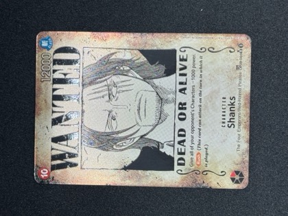 Shanks (004) (Wanted Poster), graded 8.5