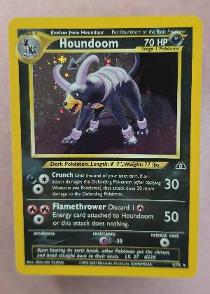 Houndoom (4), graded 9.0