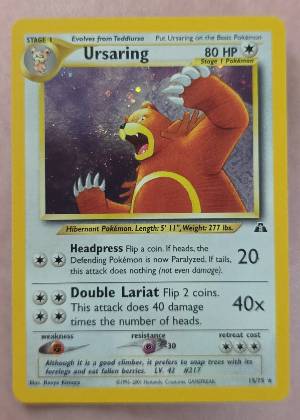 Ursaring (15), graded 8.0