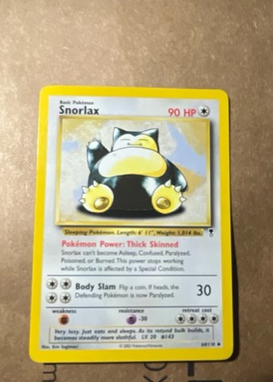 Snorlax, graded 9.0