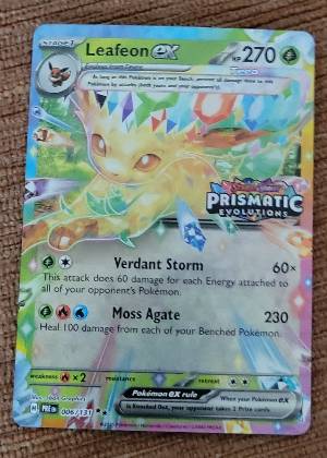 Leafeon ex graded 9
