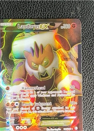 Landorus EX (144 Full Art), graded 9.0