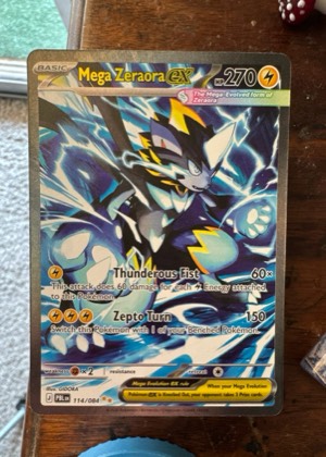 Mega Zeraora ex, graded 9.5
