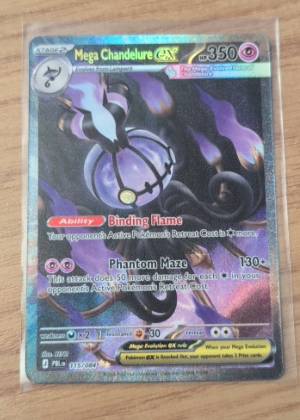 Mega Chandelure ex, graded 9.0