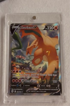 Charizard V (Alternate Full Art), graded 9.5