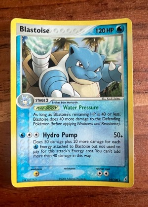 Blastoise, graded 7.5