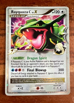 Rayquaza C LV.X - DP47, graded 7.5