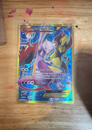 Mewtwo EX (163 Secret Full Art), graded 9.0