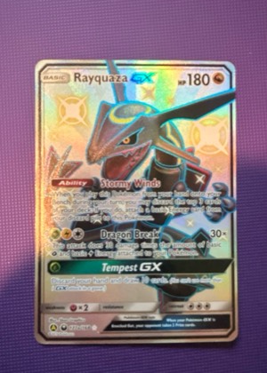 Rayquaza GX (Secret), graded 9.0
