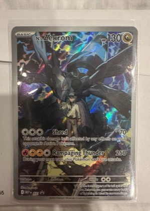 N's Zekrom - 031, graded 9.0