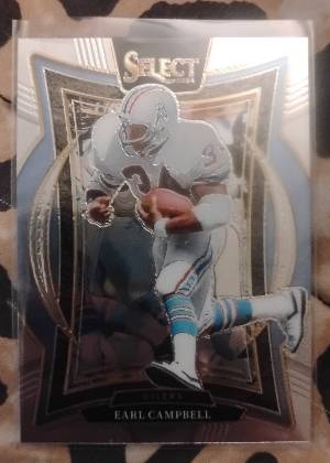 2024 Panini Select Concourse Earl Campbell, graded 8.0