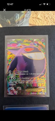 Gengar EX (114 Full Art), graded 9.5