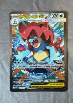 Mega Feraligatr ex, graded 9.5