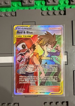 Red & Blue (Full Art), graded 9.0