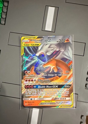 Reshiram & Charizard GX, graded 9.0