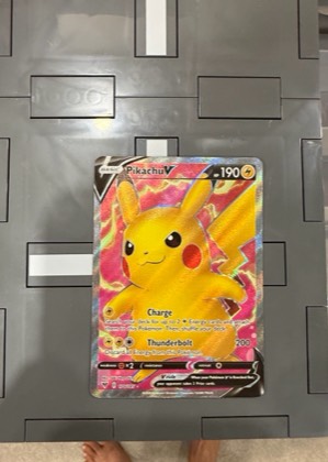 Pikachu V (Full Art), graded 9.0