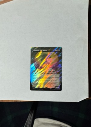 Gandalf the White (Showcase) (Surge Foil), graded 9.0