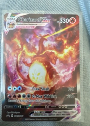 Charizard VMAX (Secret), graded 9.0