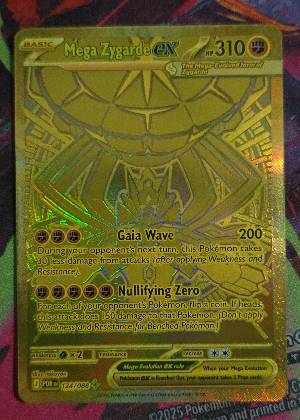 Mega Zygarde ex graded 9