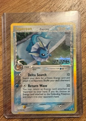 Vaporeon (Delta Species), graded 5.5