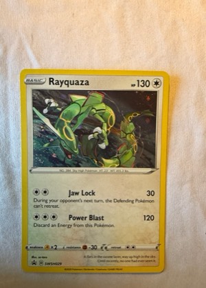 Rayquaza - SWSH029 graded 8.5