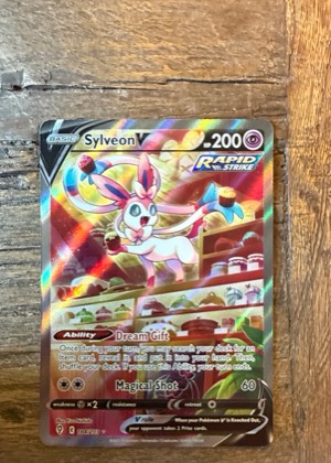 Sylveon V (Alternate Full Art), graded 9.0