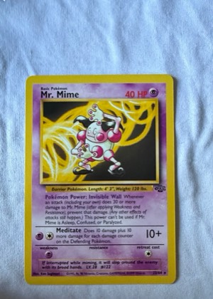 Mr. Mime (22), graded 8.0