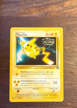 Pikachu, graded 8.0
