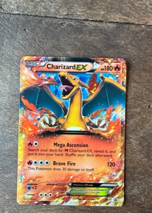 Charizard EX - XY17, graded 7.5