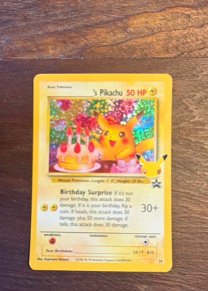 ______'s Pikachu, graded 9.0