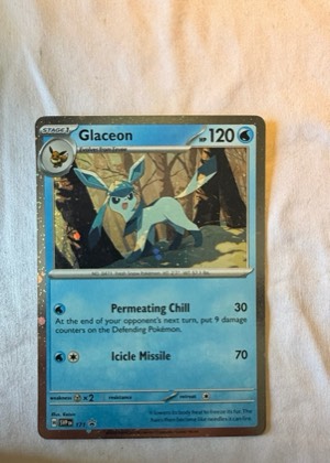 Glaceon - 171 (Cosmos Holo), graded 9.0