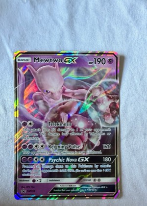 Mewtwo GX - SM196, graded 8.5