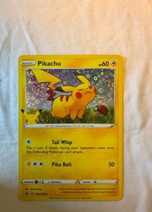 Pikachu - SWSH039, graded 9.0