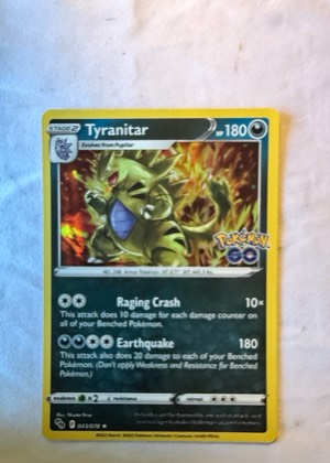 Tyranitar, graded 9.0