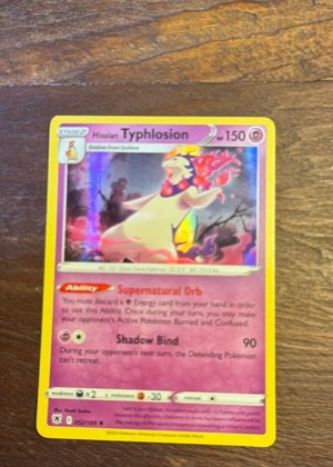 Hisuian Typhlosion, graded 8.5