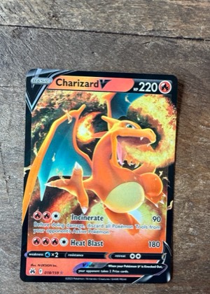 Charizard V, graded 9.0