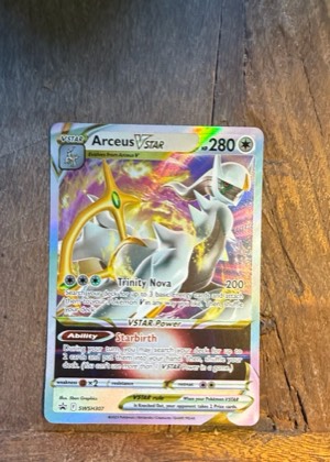 Arceus VSTAR - SWSH307, graded 9.0