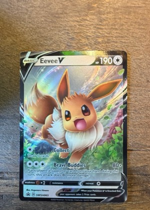Eevee V - SWSH065, graded 9.0