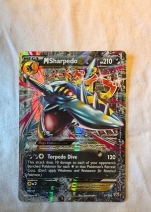 M Sharpedo EX - XY200 graded 9
