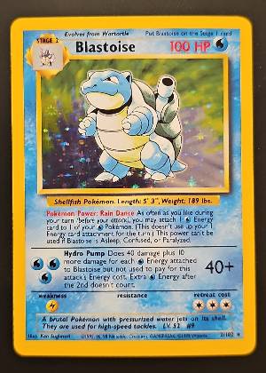 Blastoise graded 9