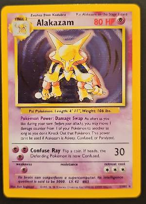 Alakazam, graded 7.5