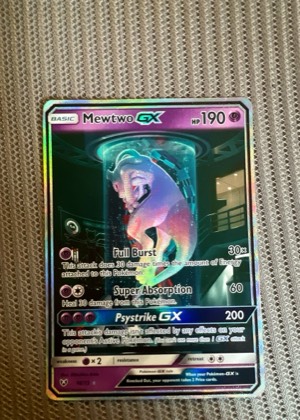 Mewtwo GX (Secret Shining), graded 9.5