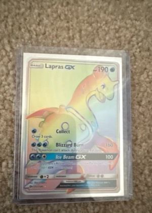 Lapras GX (Secret), graded 9.0