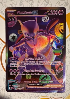 Mewtwo ex, graded 9.0