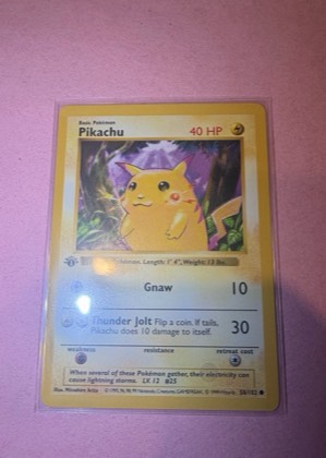 Pikachu graded 8