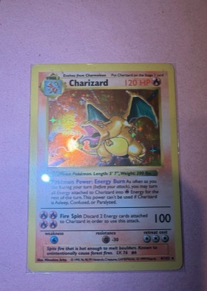 Charizard, graded 5.0