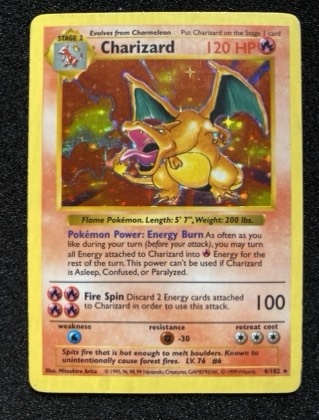 Charizard graded 7