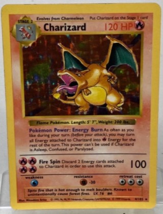 Charizard, graded 7.0