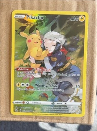Pikachu, graded 8.5
